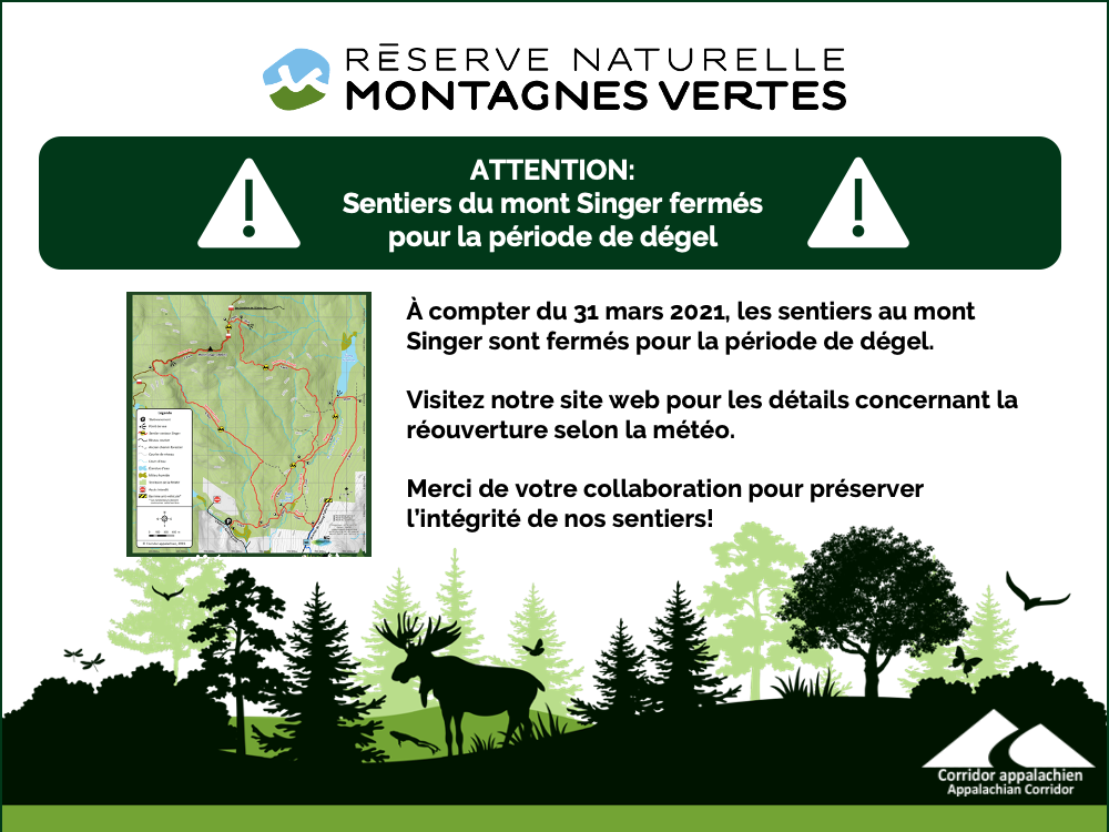 Corridor appalachien mont Singer degel Corridor appalachien mont Singer degel